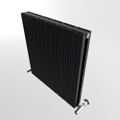 Carisa Monza Double Alüminyum Radyatör Siyah Standart Bağlantı