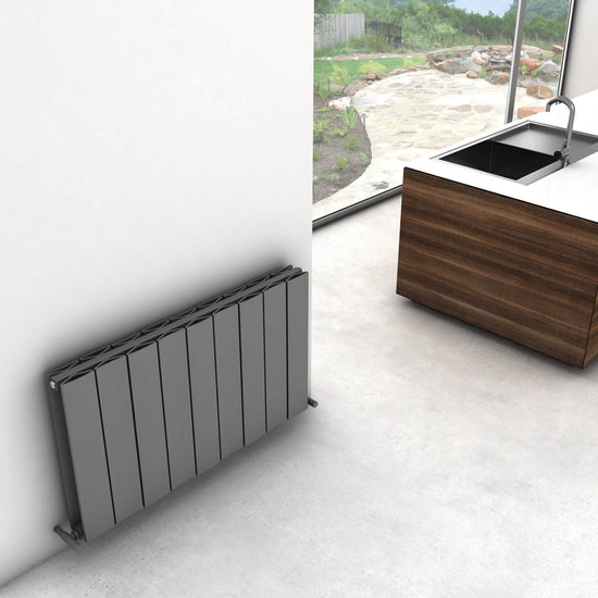 Carisa Moscow Yatay Alüminyum Radyatör Modern Tasarım Antrasit