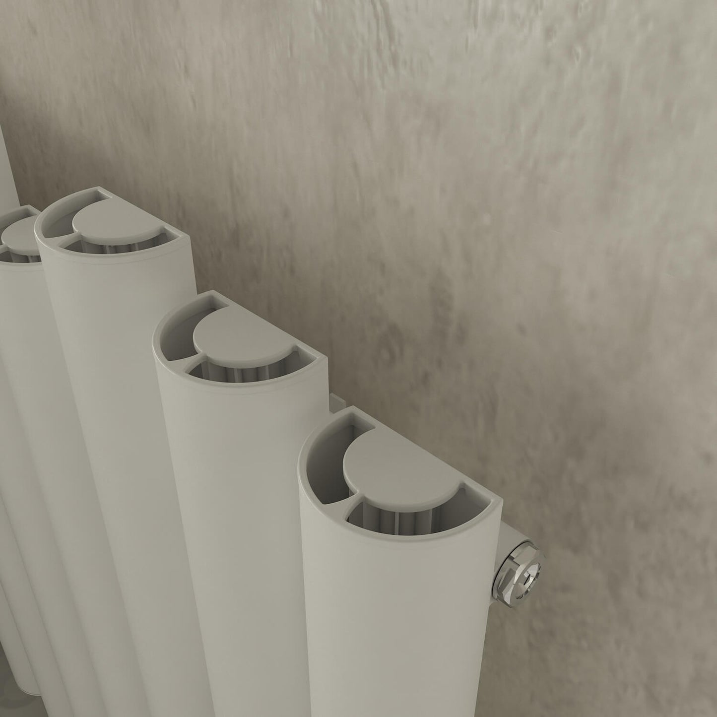 Carisa Motion Yatay Alüminyum Radyatör Modern Tasarım Beyaz