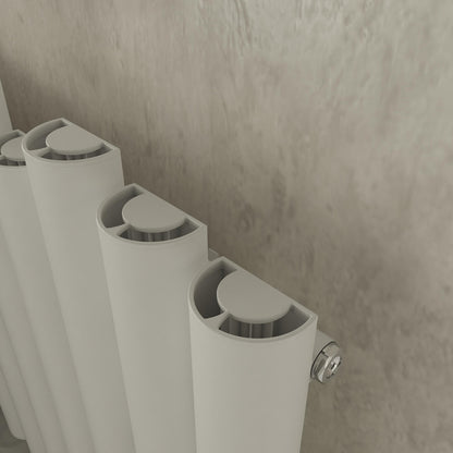 Carisa Motion Yatay Alüminyum Radyatör Modern Tasarım Beyaz