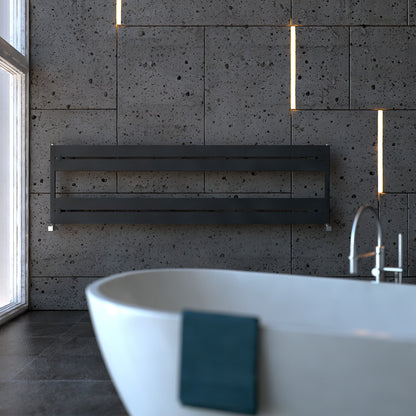 Carisa Mack Bath H Alüminyum Havlupan Modern Tasarım Siyah