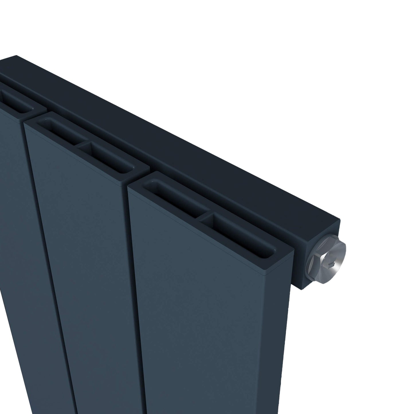 Carisa Nemo Yatay Alüminyum Radyatör Modern Tasarım Antrasit