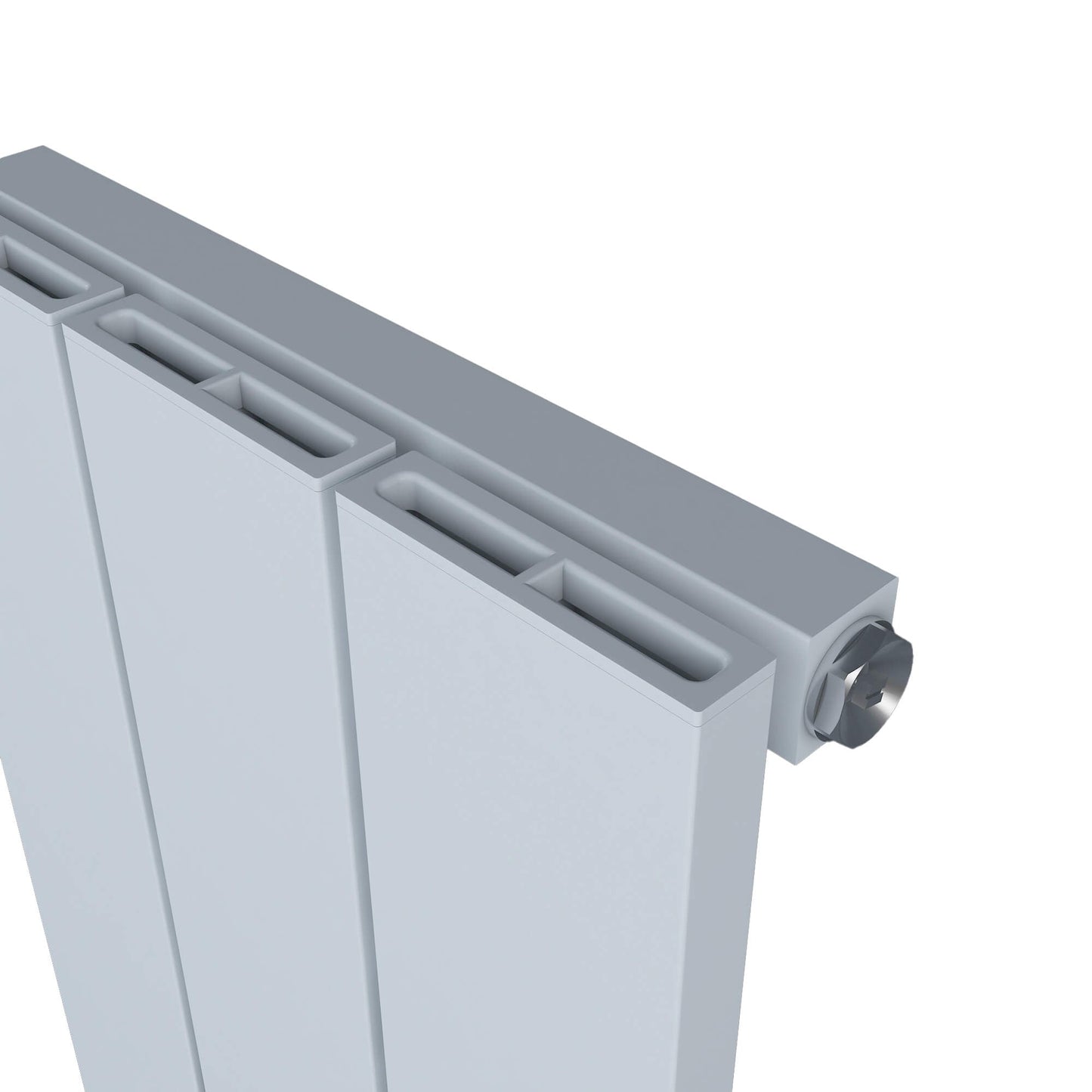 Carisa Nemo Yatay Alüminyum Radyatör Modern Tasarım Beyaz