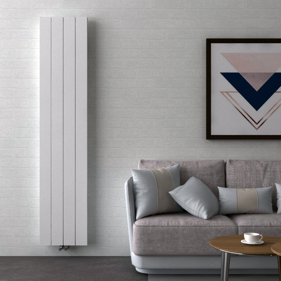 Carisa Nemo Dikey Alüminyum Radyatör Modern Tasarım Beyaz