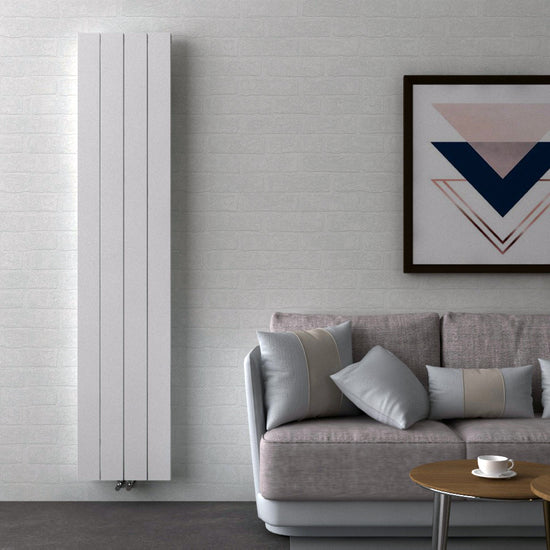 Carisa Nemo Dikey Alüminyum Radyatör Modern Tasarım Beyaz