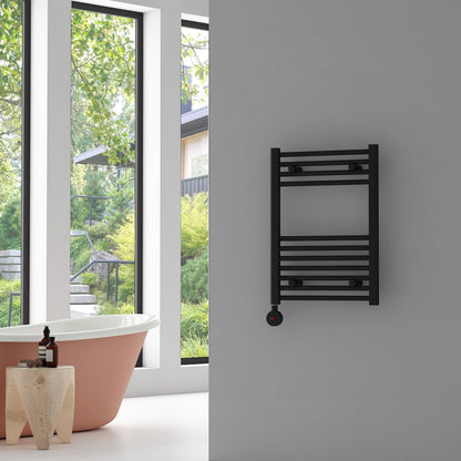 Carisa Nile Elektrikli Çelik Havlupan Siyah On-off Fişli Kit