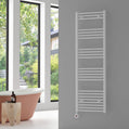 Carisa Nile Elektrikli Çelik Havlupan Beyaz On-off Fişli Kit - 160×50 cm (500 watt)