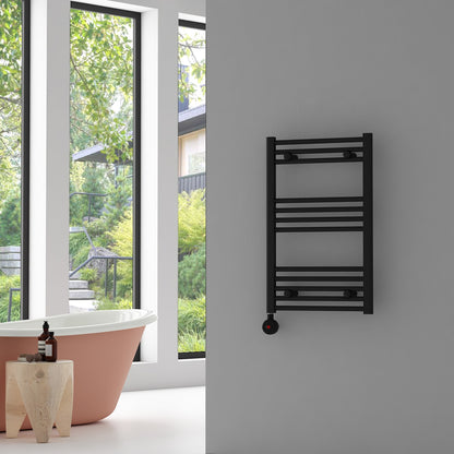 Carisa Nile Elektrikli Çelik Havlupan Siyah On-off Fişli Kit