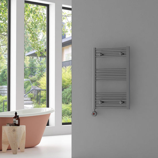 Carisa Nile Elektrikli Çelik Havlupan Krom On-off Fişli Kit - 120×60 cm (500 watt)