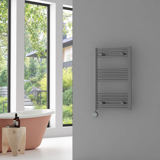 Carisa Nile Elektrikli Çelik Havlupan Krom Dijital Fişli Kit