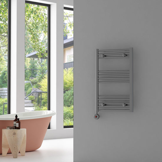Carisa Nile Elektrikli Çelik Havlupan Krom On-Off Fişli Kit