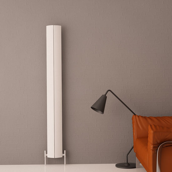 Carisa Nixie Dikey Alüminyum Radyatör Modern Tasarım Beyaz