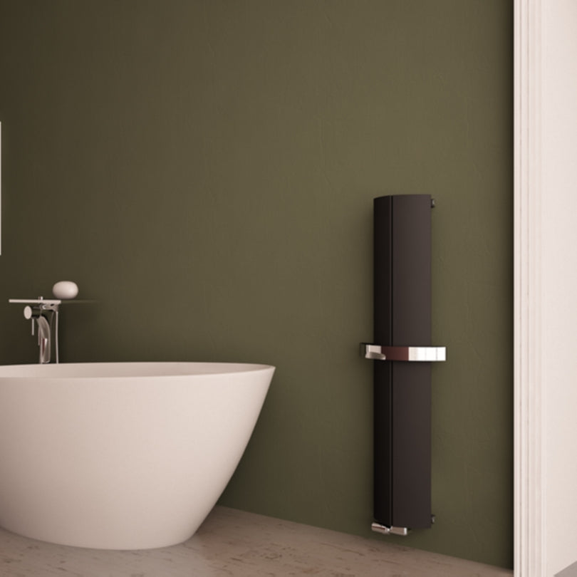 Carisa Nixie Bath Alüminyum Havlupan Modern Tasarım Siyah