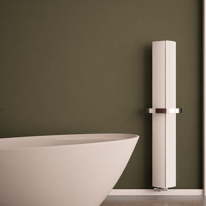 Carisa Nixie Bath Alüminyum Havlupan Modern Tasarım Beyaz