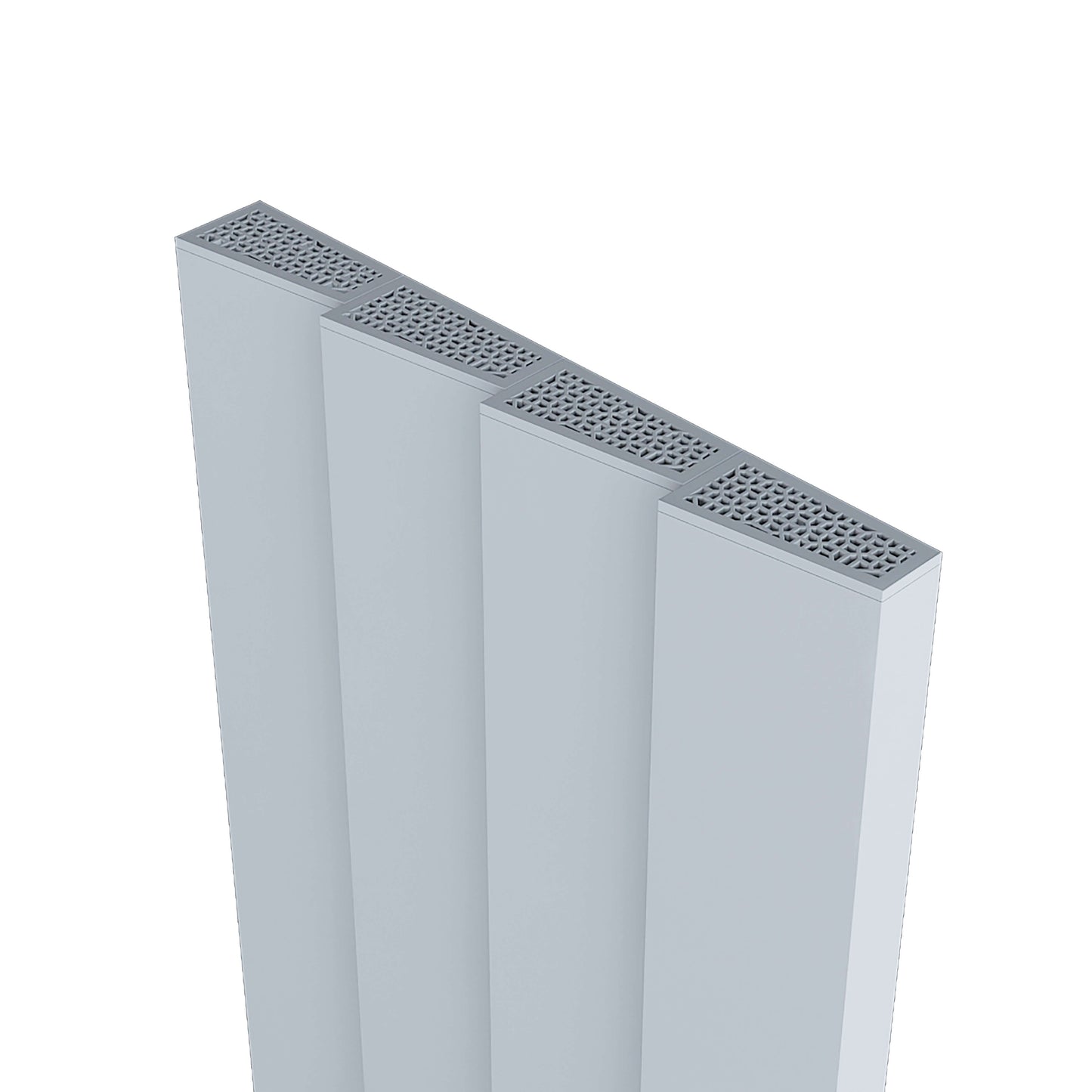 Carisa Notus Z Yatay Elektrikli Radyatör Modern Tasarım Beyaz