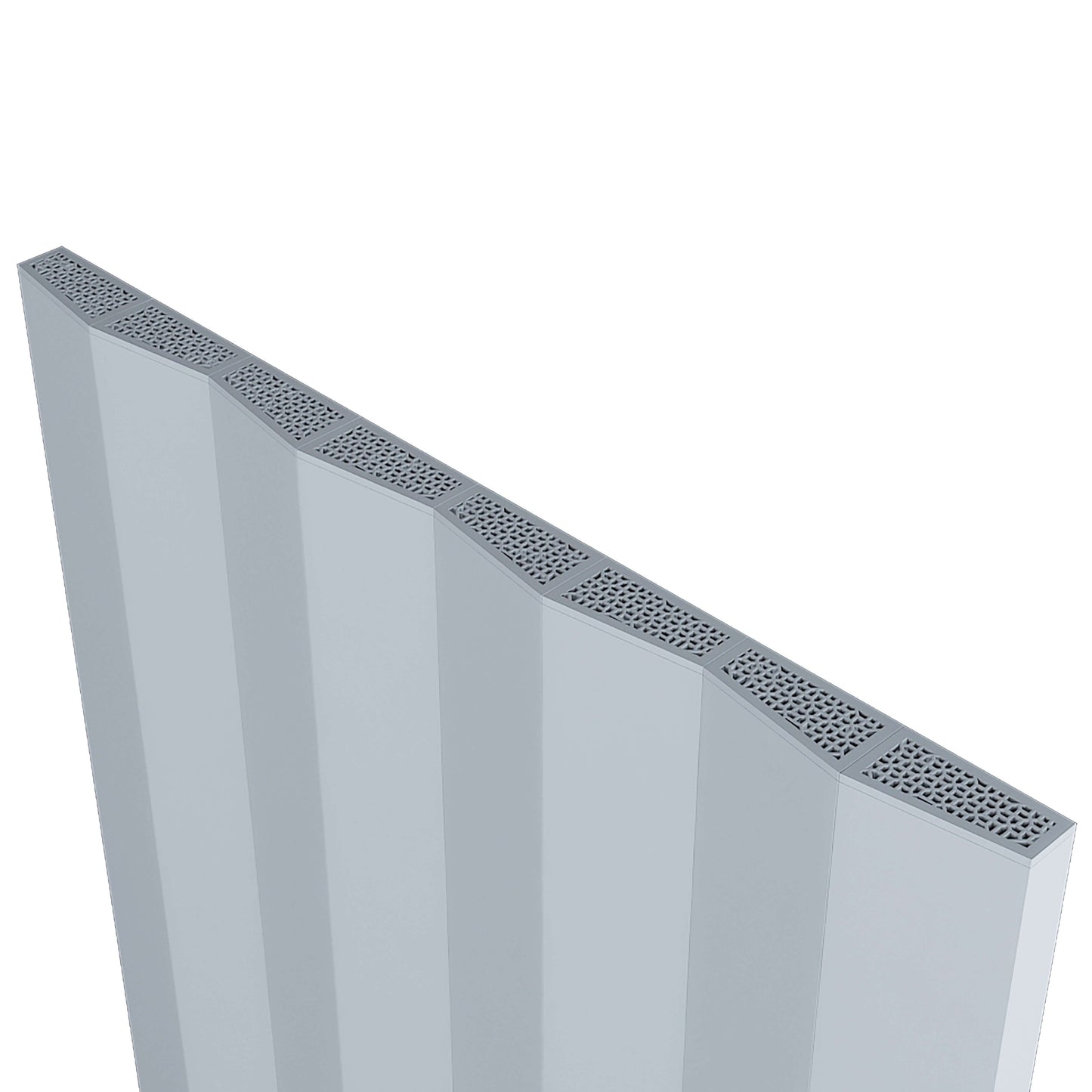 Carisa Notus V Yatay Elektrikli Radyatör Modern Tasarım Beyaz