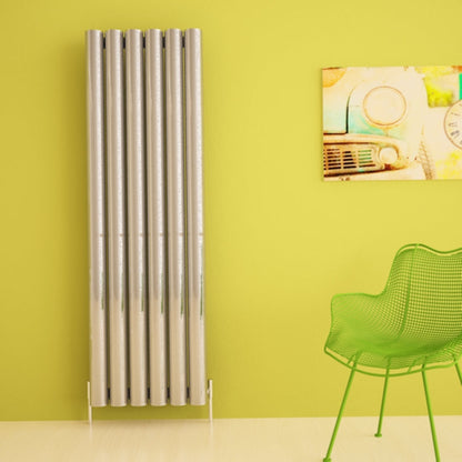 Carisa Otto Dikey Alüminyum Radyatör Modern Tasarım Parlak Eloksal