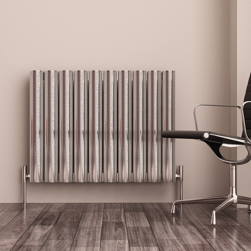 Carisa Otto Yatay Alüminyum Radyatör Modern Tasarım Parlak Eloksal