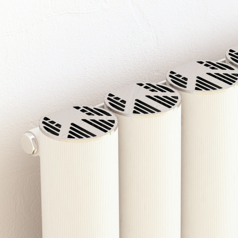 Carisa Otto Dikey Alüminyum Radyatör Modern Tasarım Beyaz