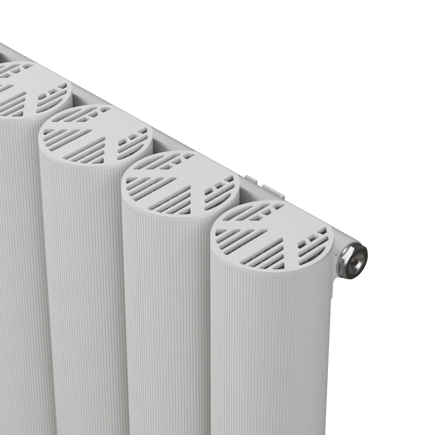 Carisa Otto Yatay Alüminyum Radyatör Modern Tasarım Beyaz