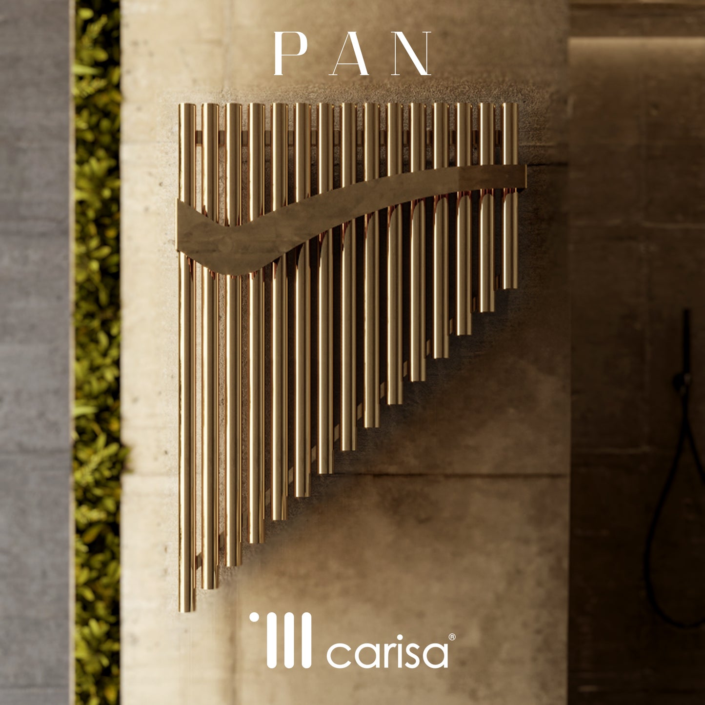 Carisa Pan Paslanmaz Çelik Havlupan Modern Tasarım Satine