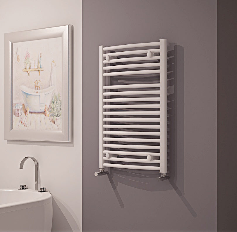 Carisa Pisa Çelik Havlupan 1200 x 0500 mm 18 Dilim Beyaz Standart Bağlantı