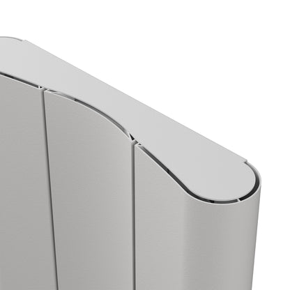 Carisa Curvy Dikey Alüminyum Radyatör Modern Tasarım Beyaz