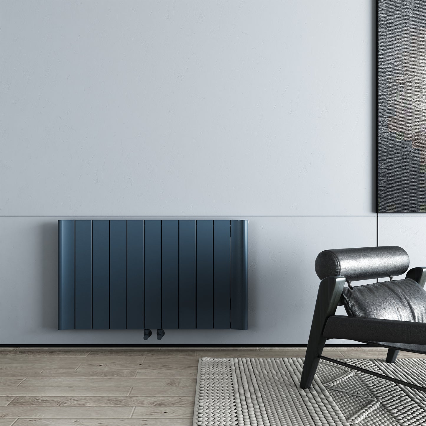 Carisa Burano Yatay Alüminyum Radyatör Modern Tasarım Antrasit