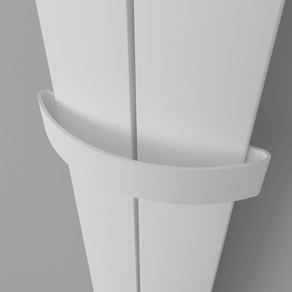 Carisa Play Bath Alüminyum Havlupan Modern Tasarım Beyaz