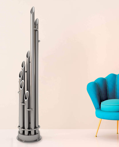 Carisa Unique Dikey Paslanmaz Çelik Radyatör Modern Tasarım Satine