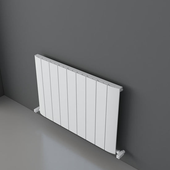 Carisa Slim Yatay Alüminyum Radyatör Modern Tasarım Beyaz