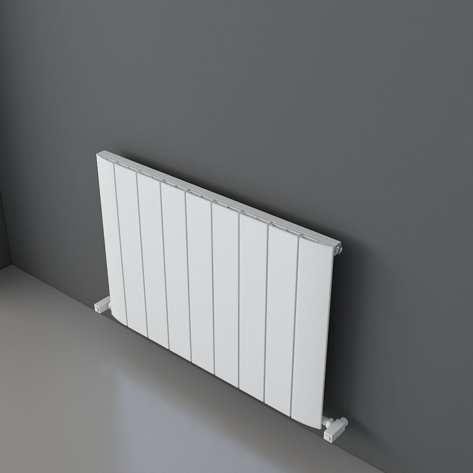 Carisa Slim Alüminyum Radyatör 0590 x 0660 mm 7 Dilim Beyaz Standart Bağlantı