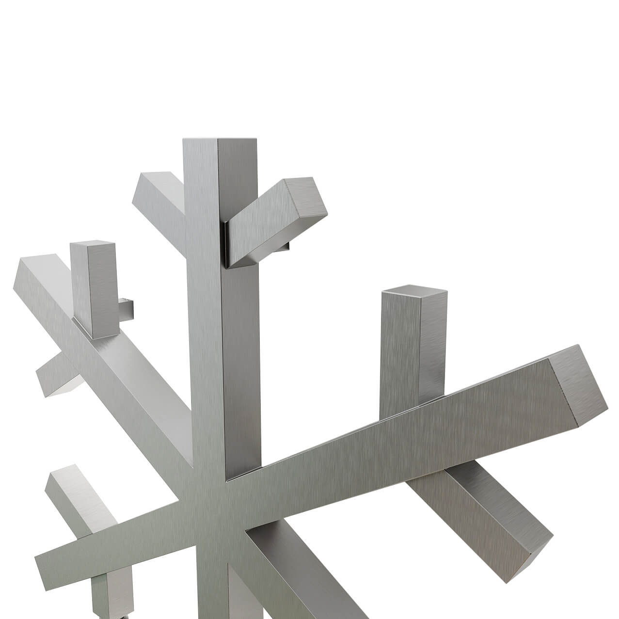 Carisa Snowflake Paslanmaz Çelik Havlupan Modern Tasarım Satine