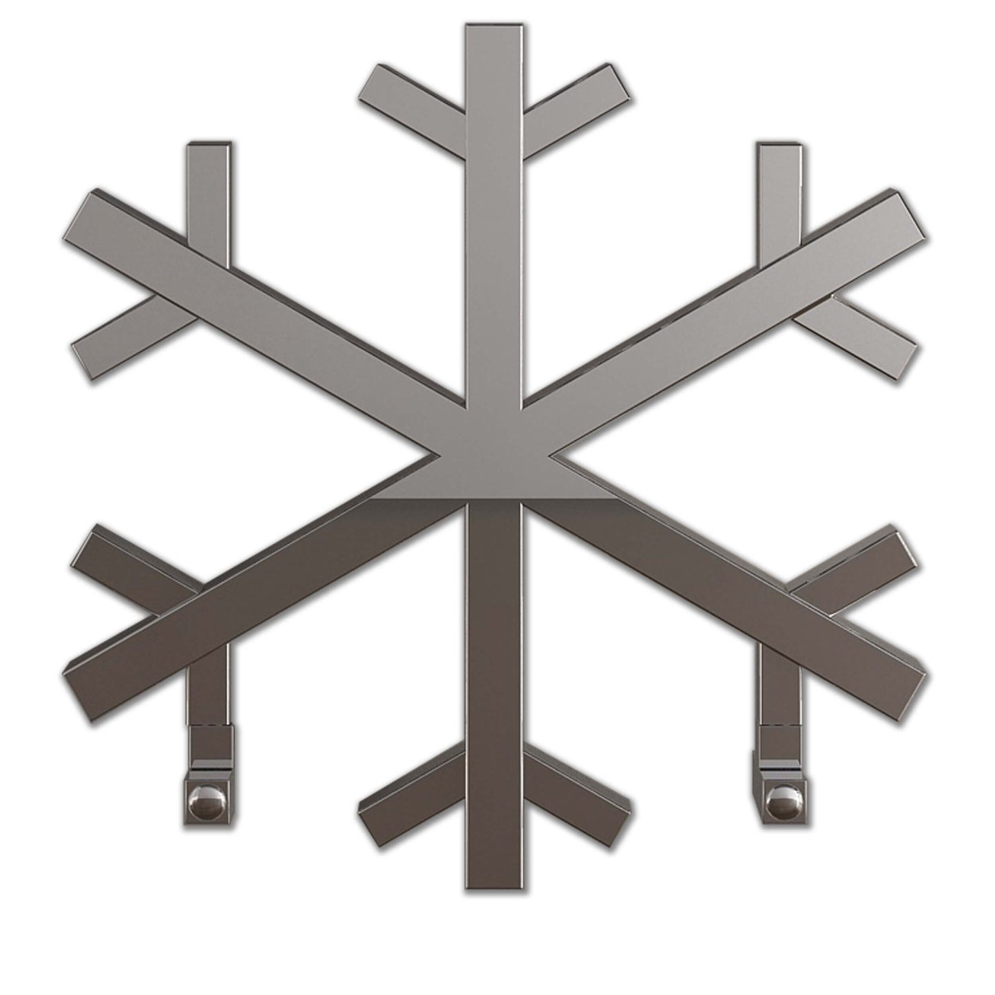 Carisa Snowflake Paslanmaz Çelik Havlupan Modern Tasarım Ayna Polisaj