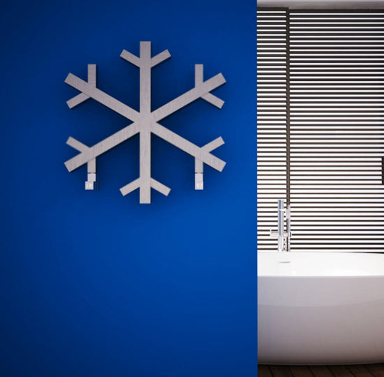 Carisa Snowflake Paslanmaz Çelik Havlupan Modern Tasarım Satine