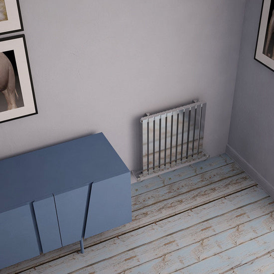 Carisa Sarp Yatay Paslanmaz Çelik Radyatör Modern Tasarım Ayna Polisaj