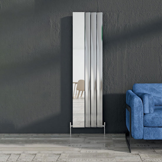 Carisa Step Mirror Dikey Alüminyum Radyatör Modern Tasarım Parlak Eloksal