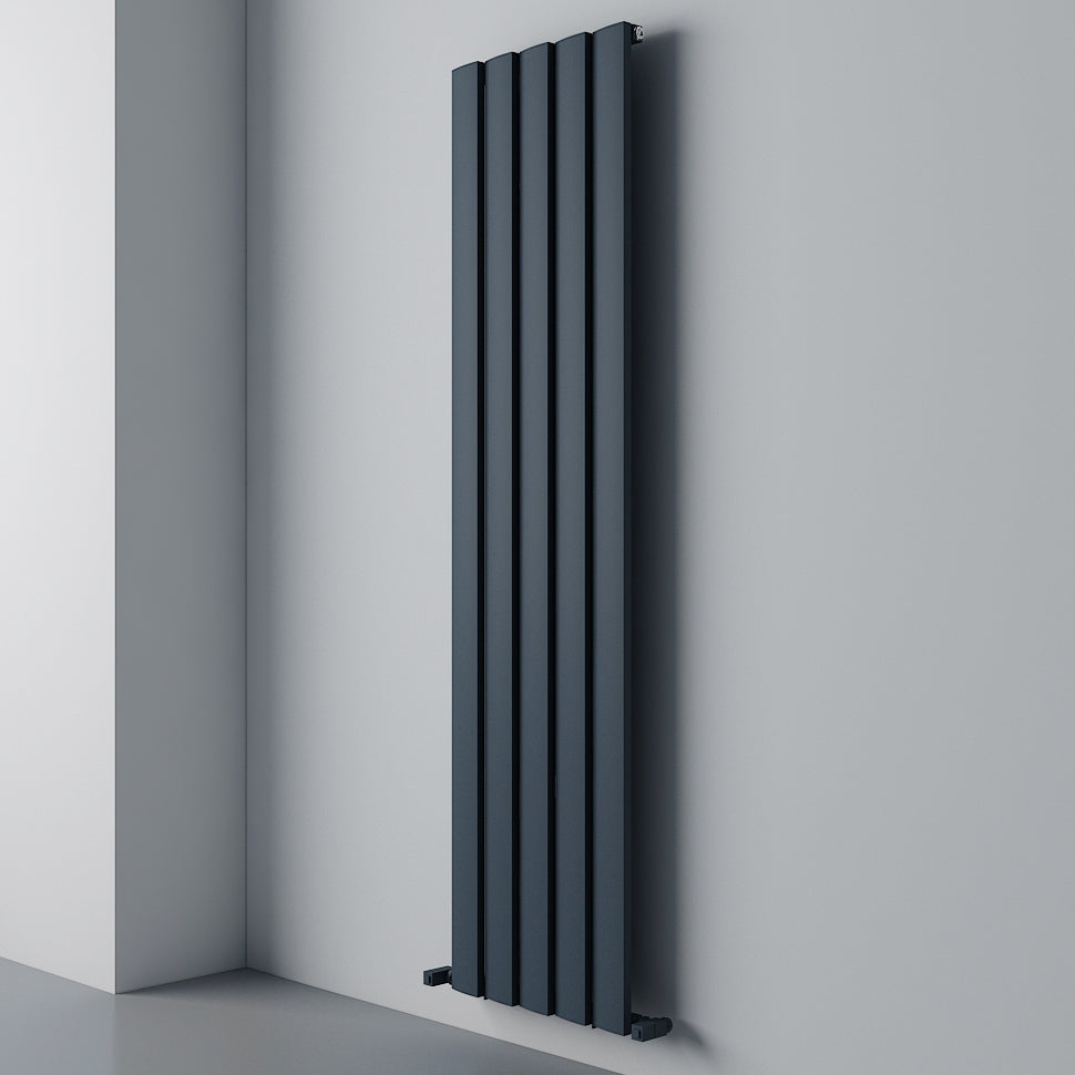 Carisa Step Dikey Alüminyum Radyatör Modern Tasarım Antrasit