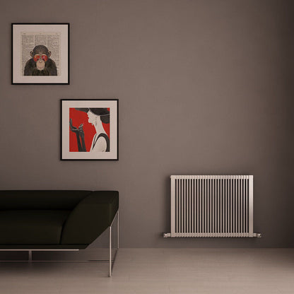 Carisa Stripe Yatay Paslanmaz Çelik Radyatör Modern Tasarım Satine