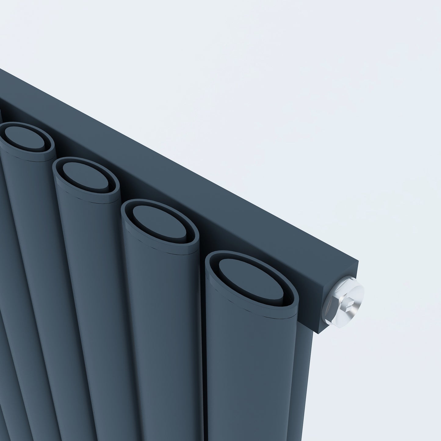 Carisa Tallis Dikey Alüminyum Radyatör Modern Tasarım Antrasit