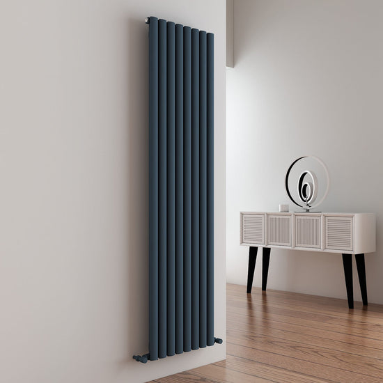 Carisa Tallis Dikey Alüminyum Radyatör Modern Tasarım Antrasit