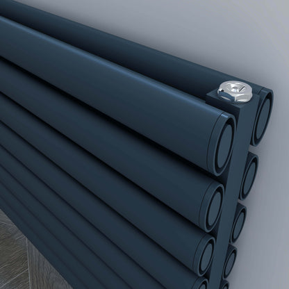 Carisa Tallis Xl Yatay Alüminyum Radyatör Modern Tasarım Antrasit