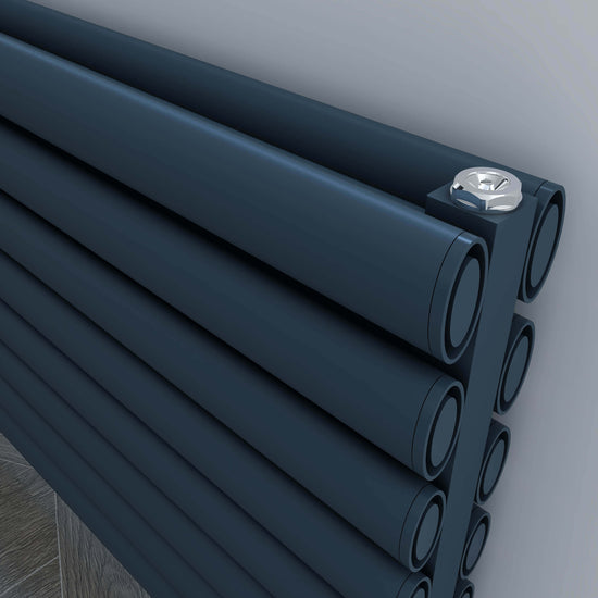 Carisa Tallis Xl Yatay Alüminyum Radyatör Modern Tasarım Antrasit