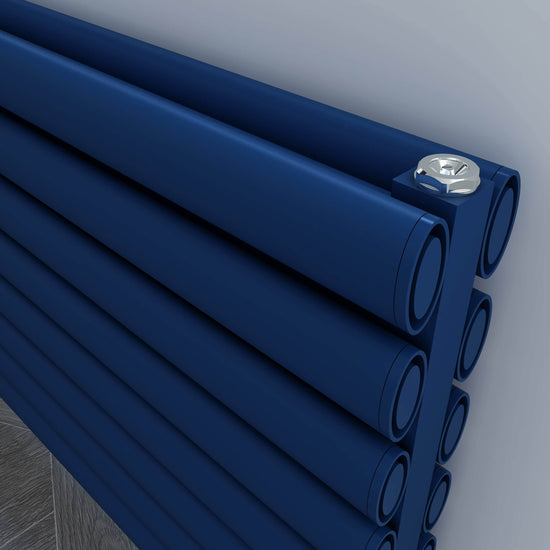 Carisa Tallis Xl Yatay Alüminyum Radyatör Modern Tasarım Lacivert