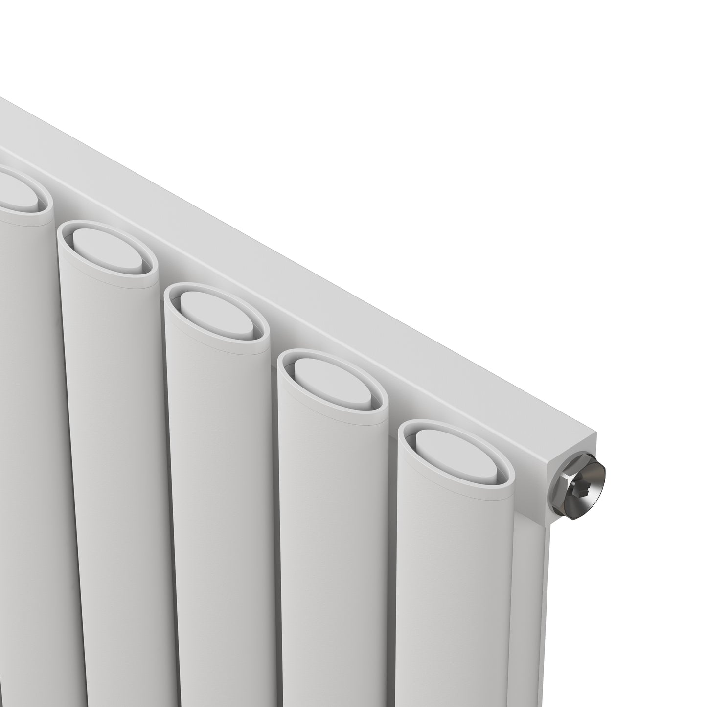 Carisa Tallis Yatay Alüminyum Radyatör Modern Tasarım Beyaz