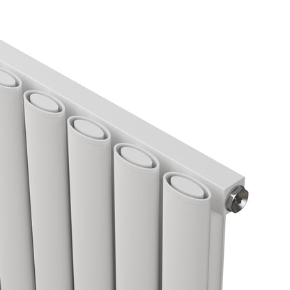 Carisa Tallis Yatay Alüminyum Radyatör Modern Tasarım Beyaz