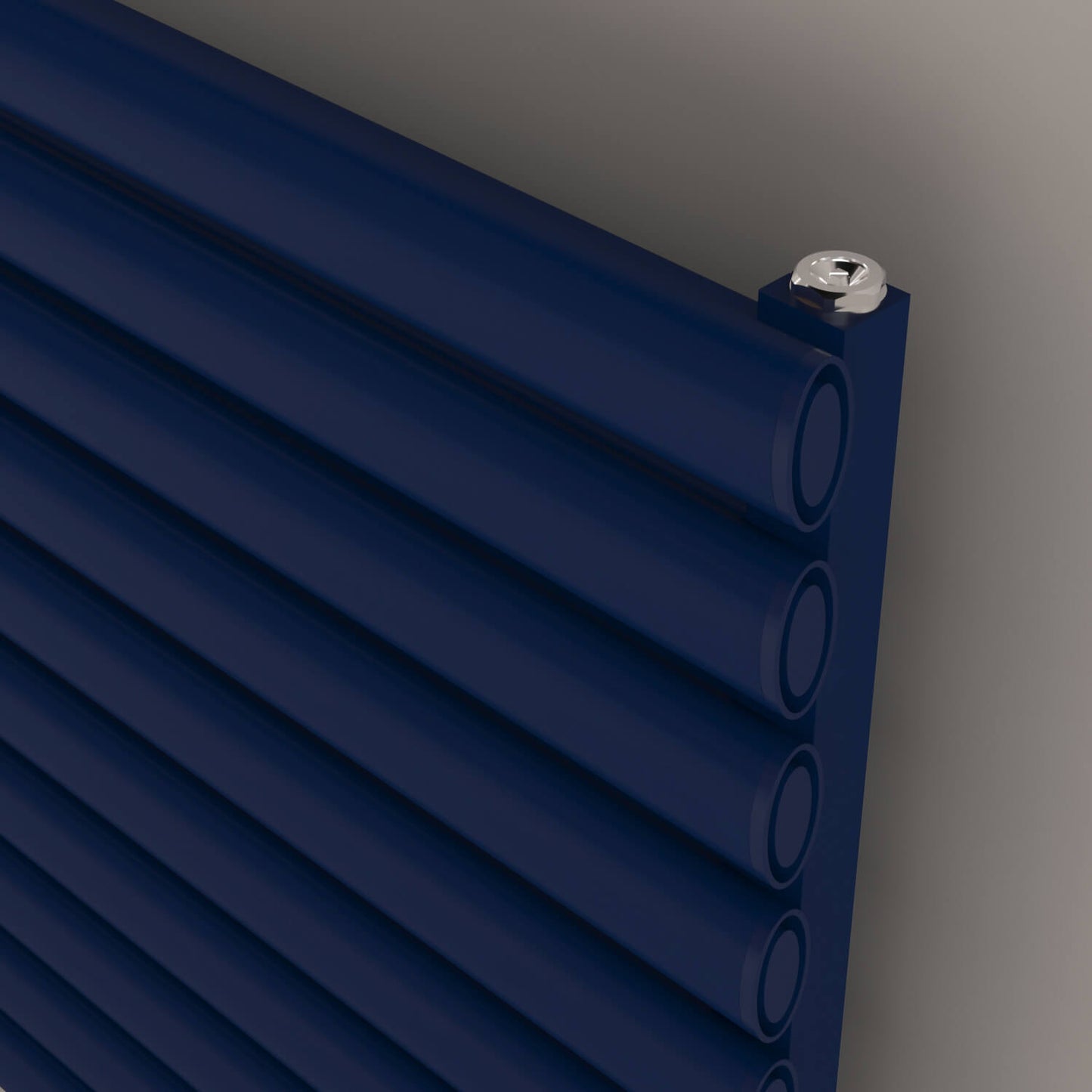 Carisa Tallis Xl Yatay Alüminyum Radyatör Modern Tasarım Lacivert