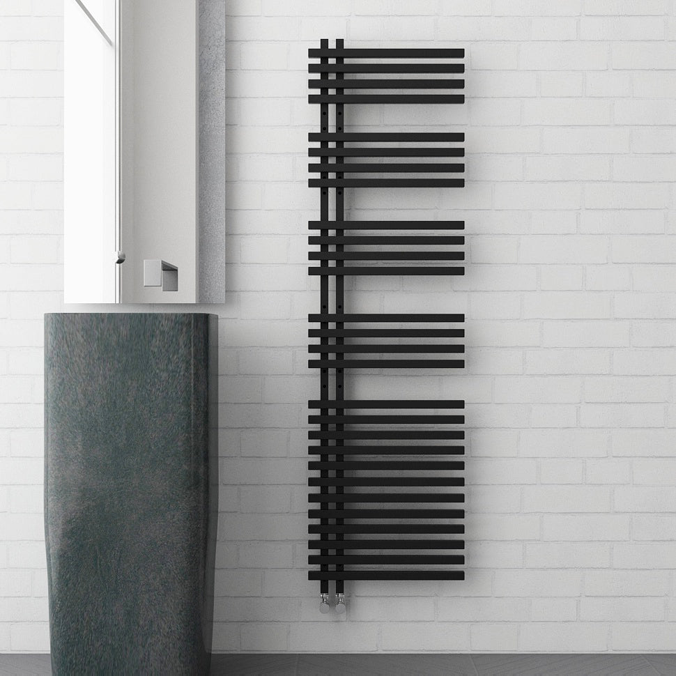 Carisa Terra Alüminyum Havlupan Modern Tasarım Siyah