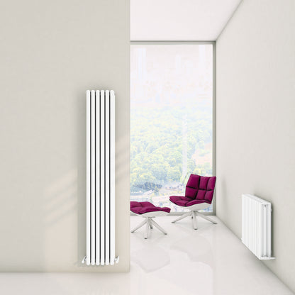 Carisa Tubo Alüminyum Radyatör Beyaz Standart Bağlantı