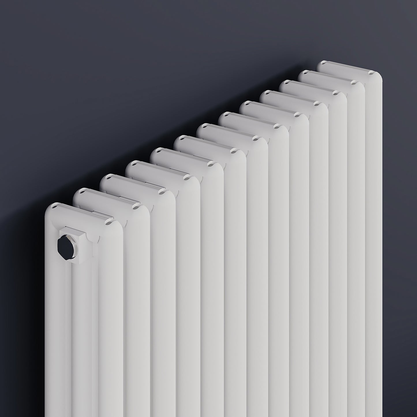 Carisa Tubulous Alüminyum Radyatör Beyaz Standart Bağlantı